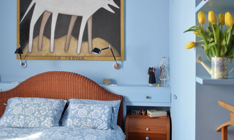 Cabina armadio + angolo studio in camera