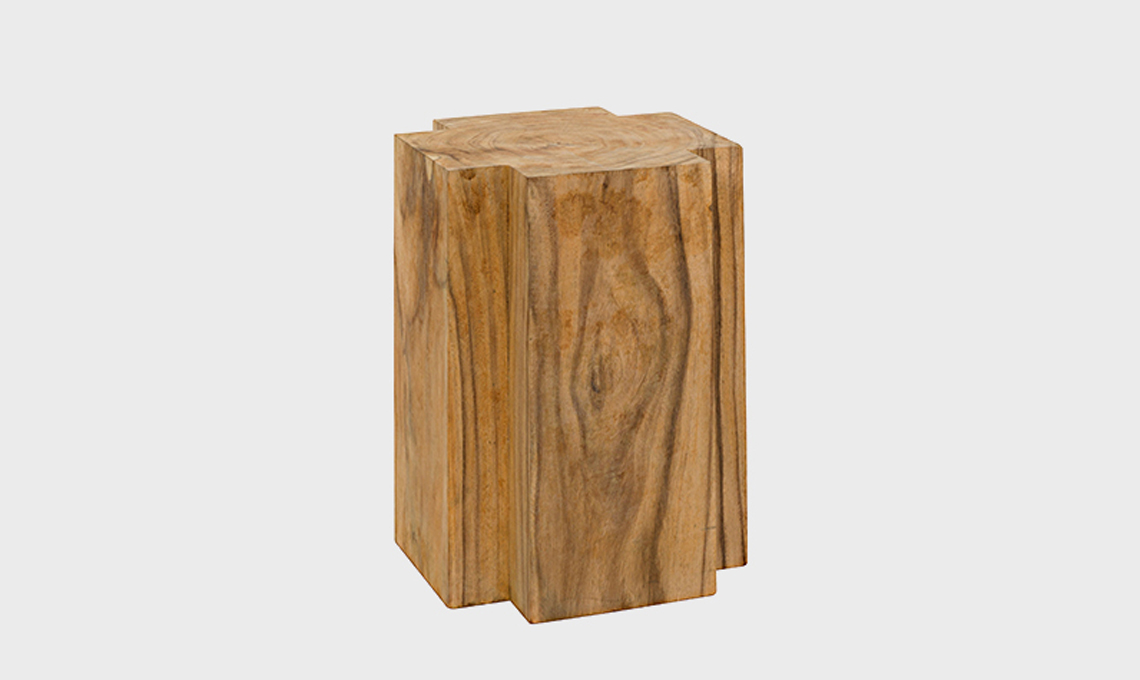 tavolino tronco legno