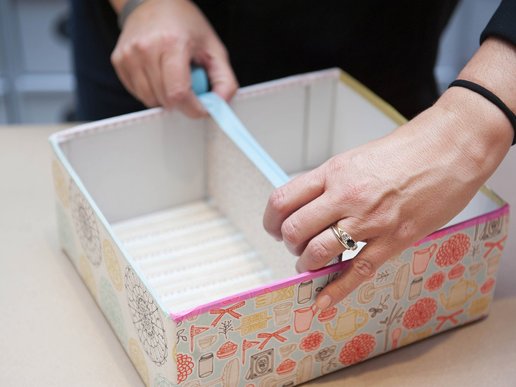 Riciclo creativo: realizzare una scatola portatutto - CasaFacile