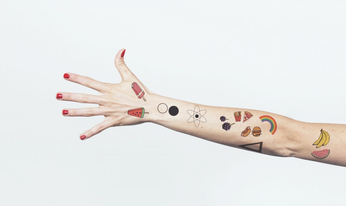 Idee décor per la pelle! Tatuaggi temporanei personalizzati - CasaFacile