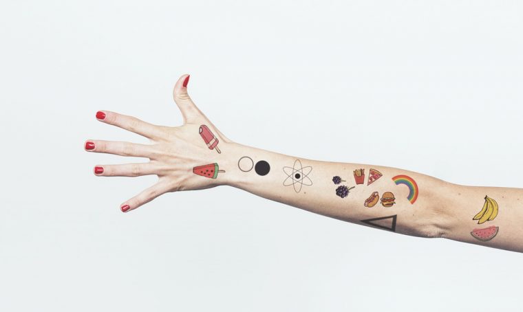 Idee décor… per la pelle! Tatuaggi temporanei personalizzati