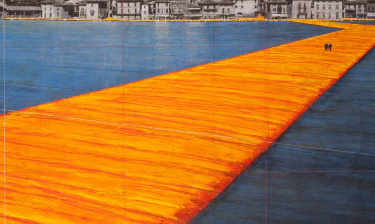 Floating piers: l'installazione di Christo sul lago d'Iseo