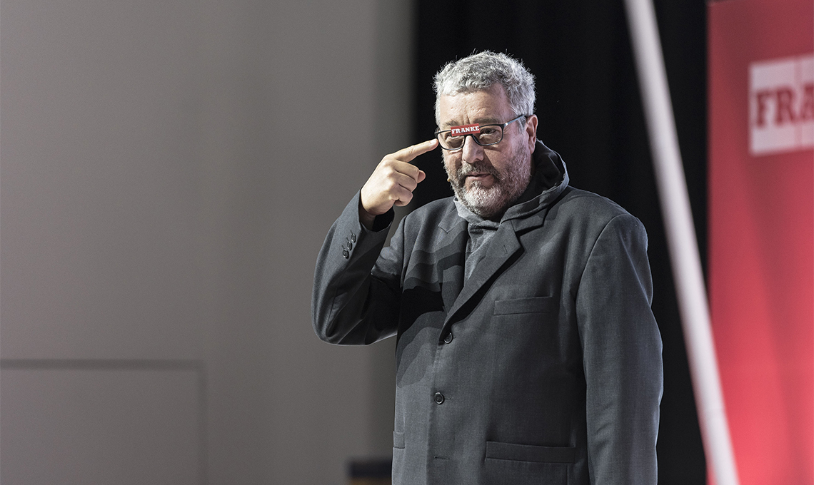 Philippe Starck al meeting Think Next di Franke - Foto di Christof Eugster