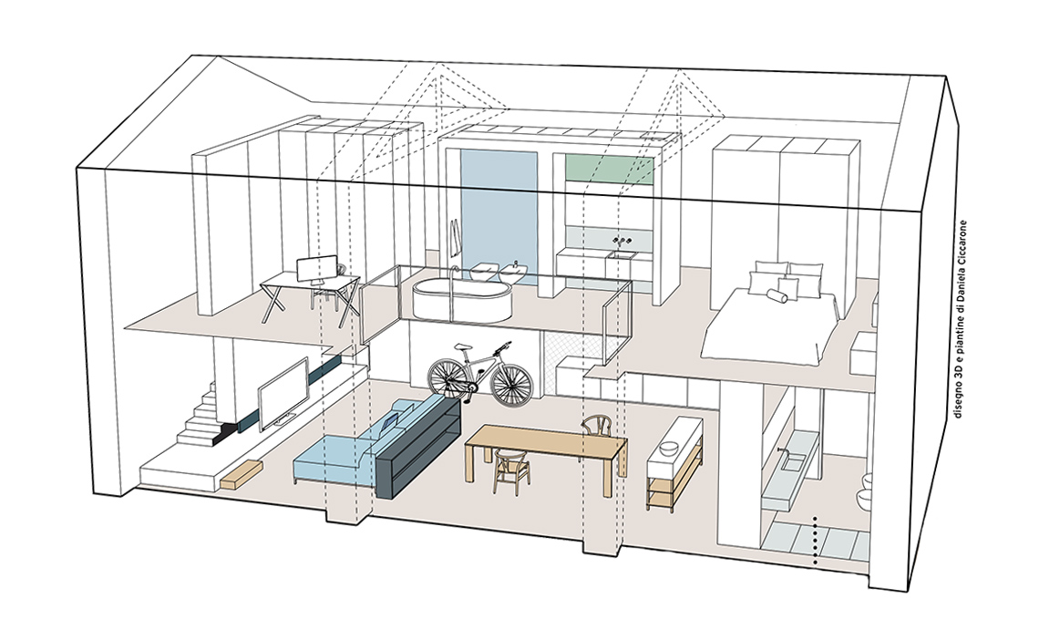 disegno 3D progetto