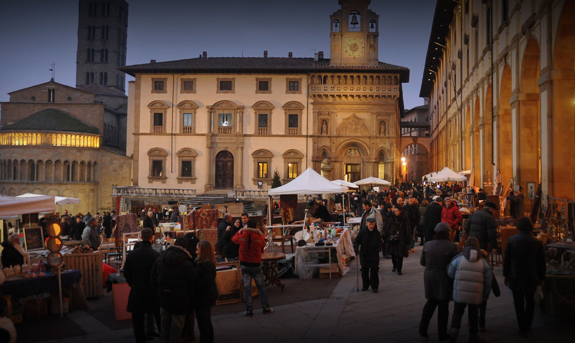 La Fiera antiquaria di Arezzo, ogni primo weekend del mese