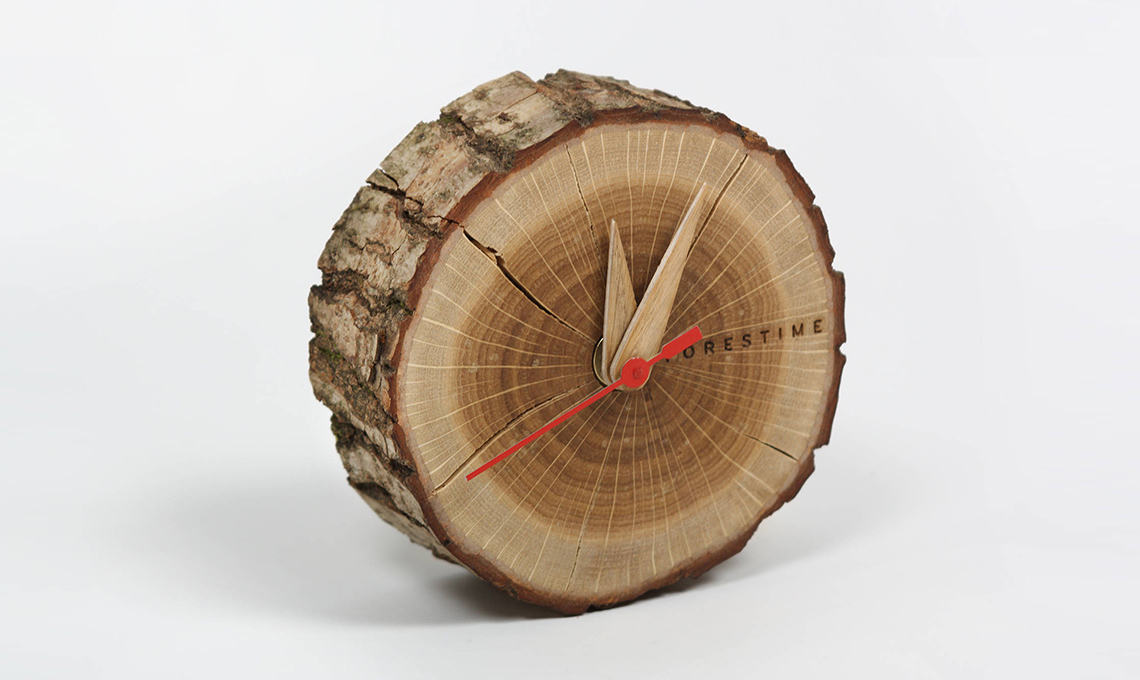 orologio in legno