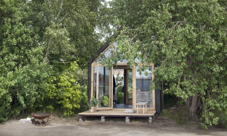 15mq per una mini casa in legno eco-sostenibile