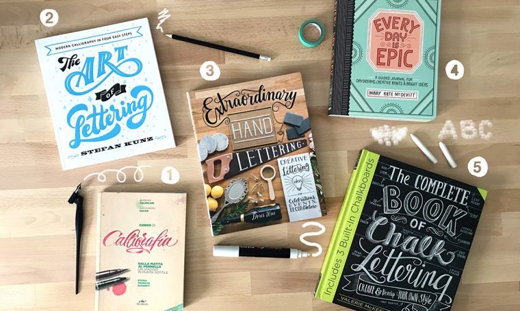 5 più uno libri sul lettering per i tuoi progetti creativi