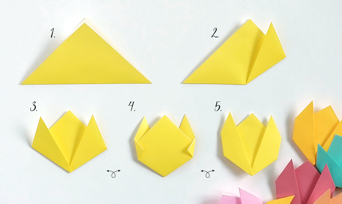 CasaFacile SSebastiani tulipani origami 3