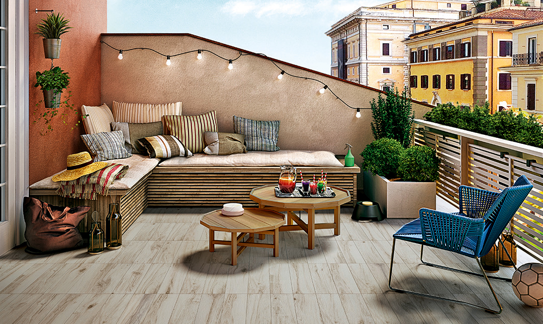 Come arredare il terrazzo grande - CasaFacile