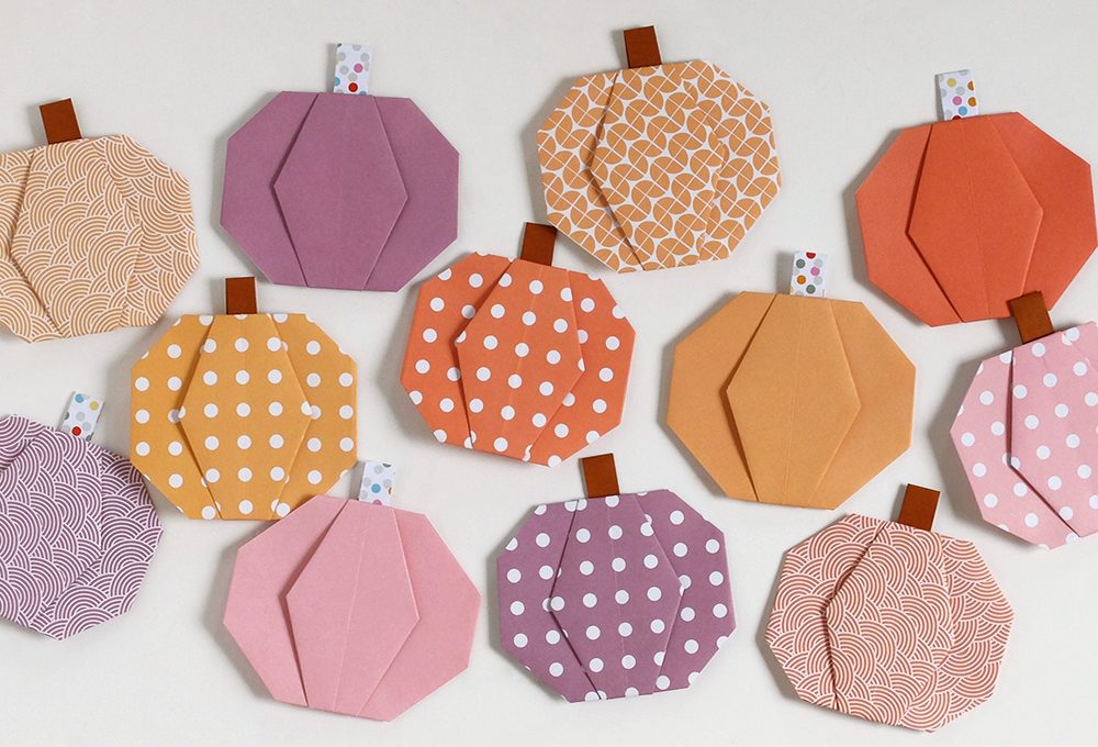 Decora la casa per l’autunno con le zucche origami
