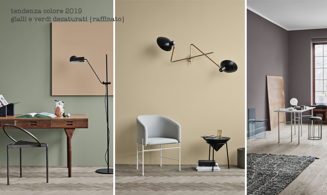 Tendenze colori pareti interne 2019