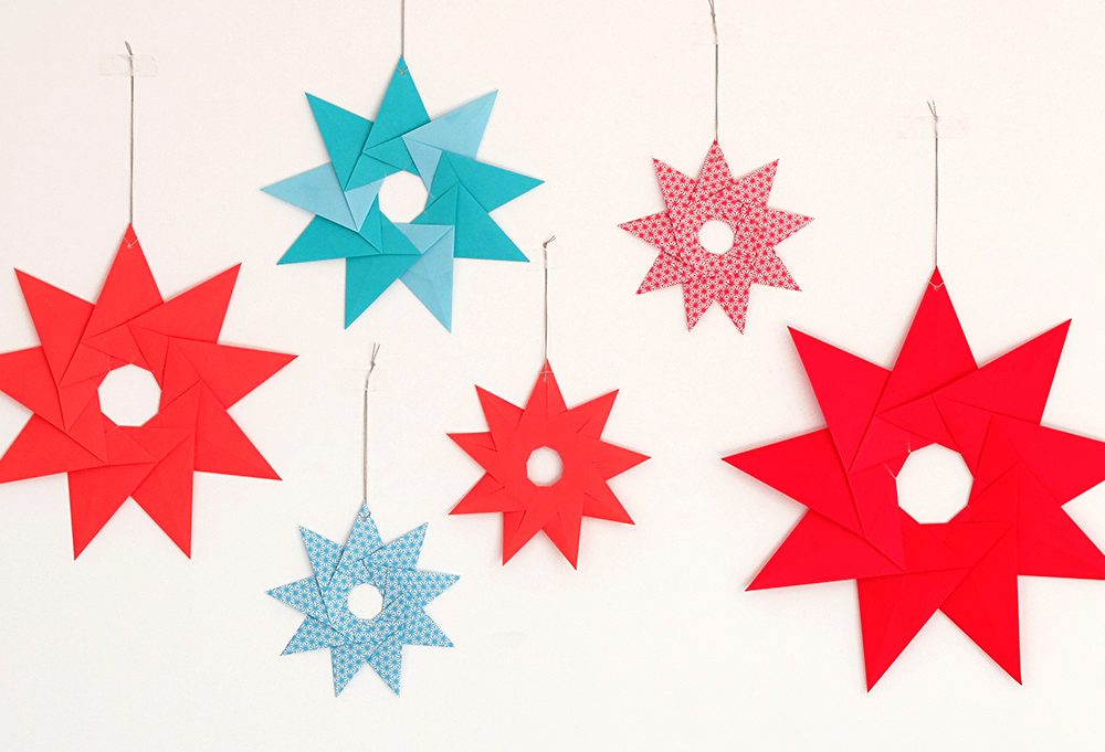 Natale: decorare la casa con le stelle origami
