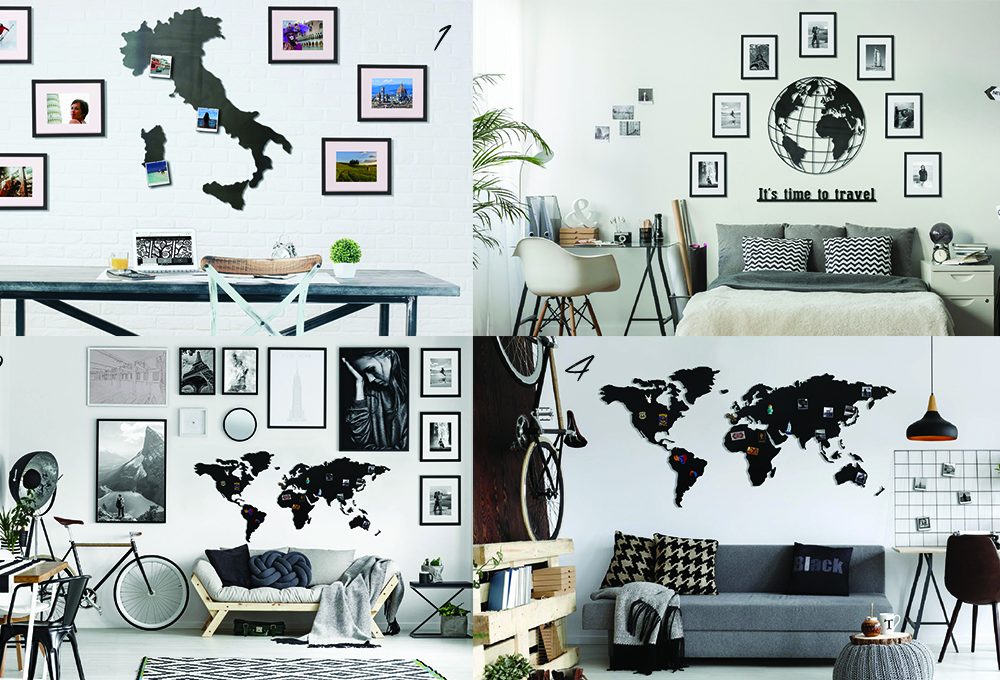 4 idee per decorare le pareti con i ricordi di viaggio