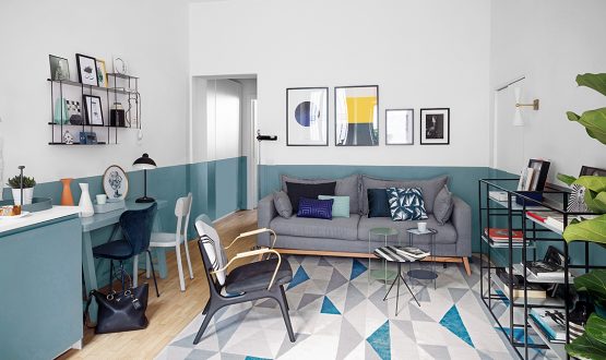 Relooking low cost con la boiserie dipinta