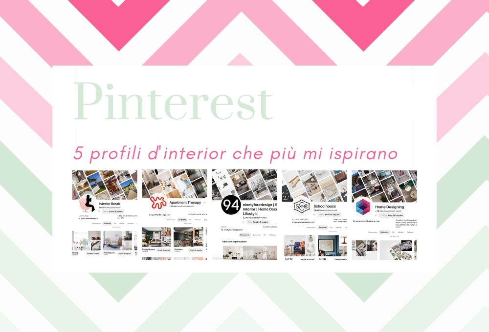 5 profili Pinterest da cui prendere ispirazione