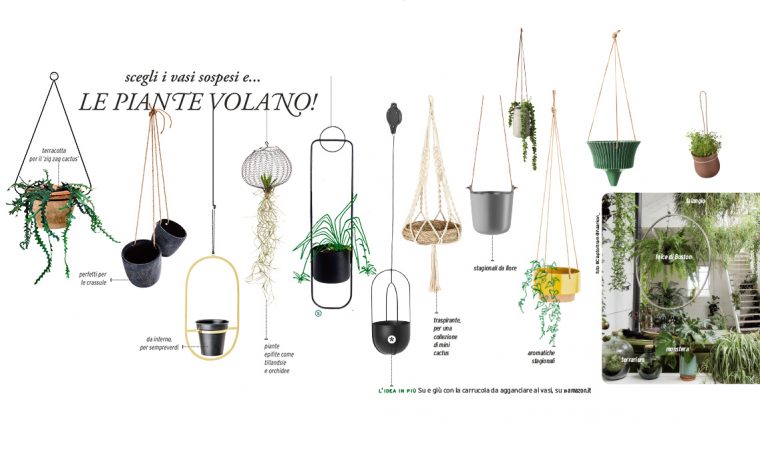 13 vasi sospesi per appendere le piante
