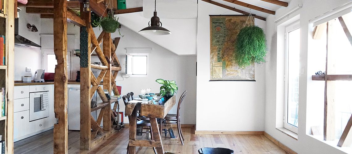 Una mansarda dall’anima green