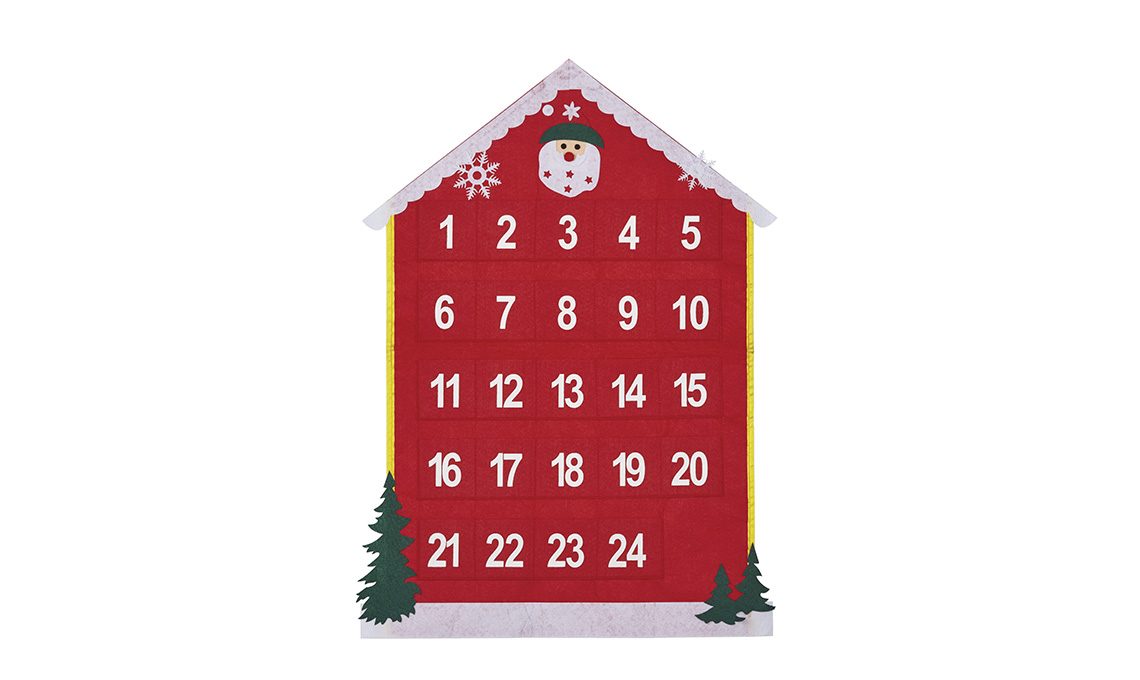 Calendario Dellavvento In Feltro Casafacile
