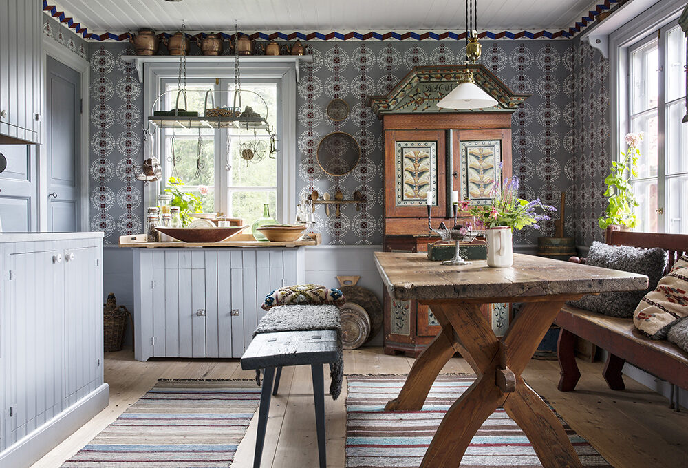 Nordico d’epoca per la tipica casa svedese del ‘600