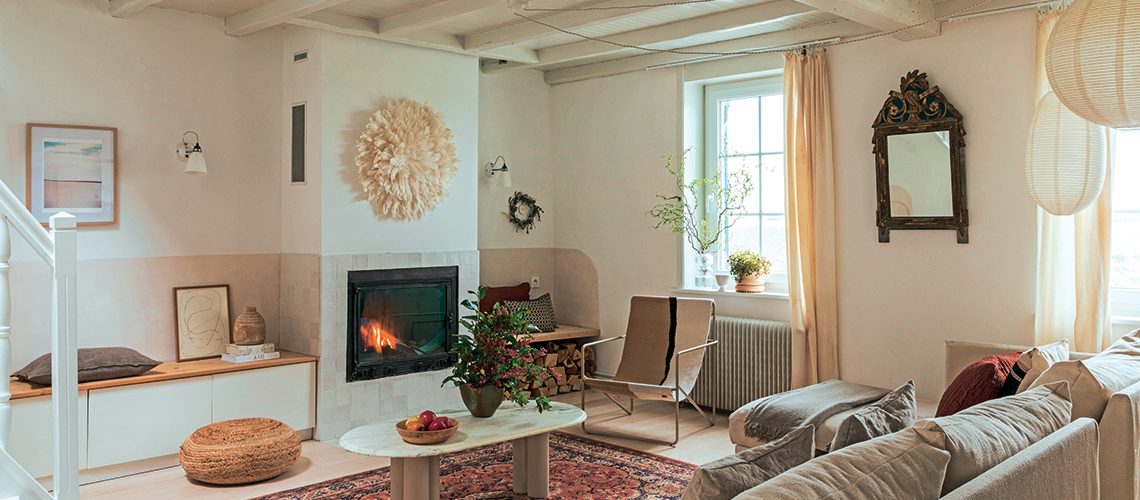 Stile scandinavo per un cottage in Francia