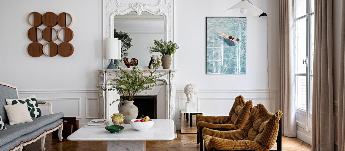 Il segreto dell’eleganza nell’appartamento parigino in stile Haussmann