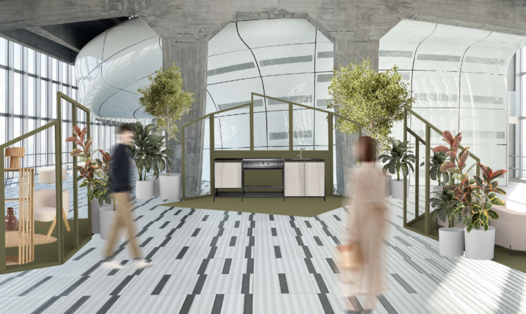 Fuorisalone 2024: Studio Pisk cura l’allestimento di CasaFacile sul grattacielo Pirelli