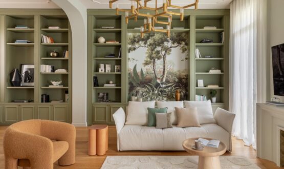 Décor moderno in una villetta anni Venti a Milano