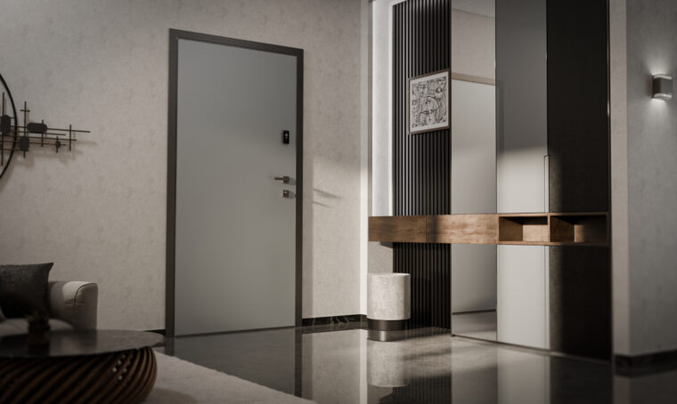 La porta blindata che chiude fuori il rumore e fa entrare lo stile