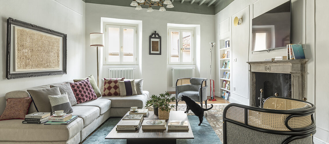 Una casa d’epoca ispirata allo stile coloniale inglese