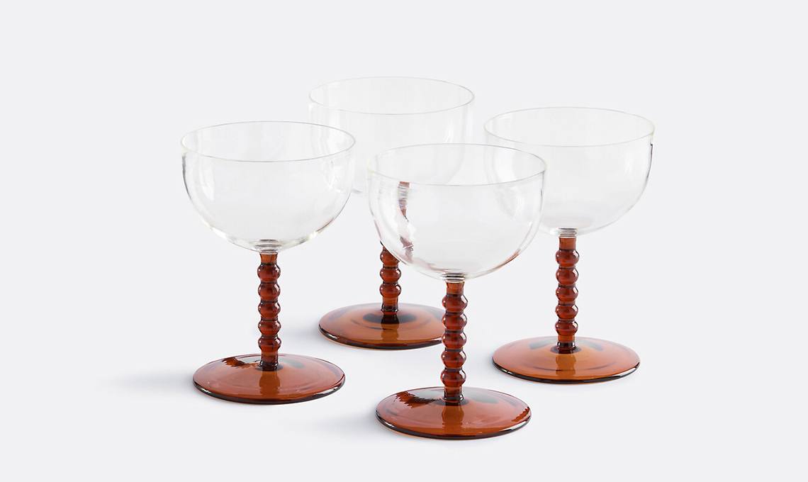 bicchieri gambo colorato