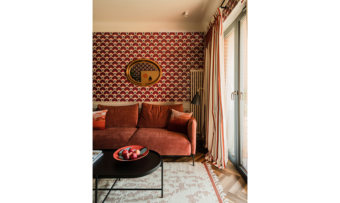 soggiorno carta da parati