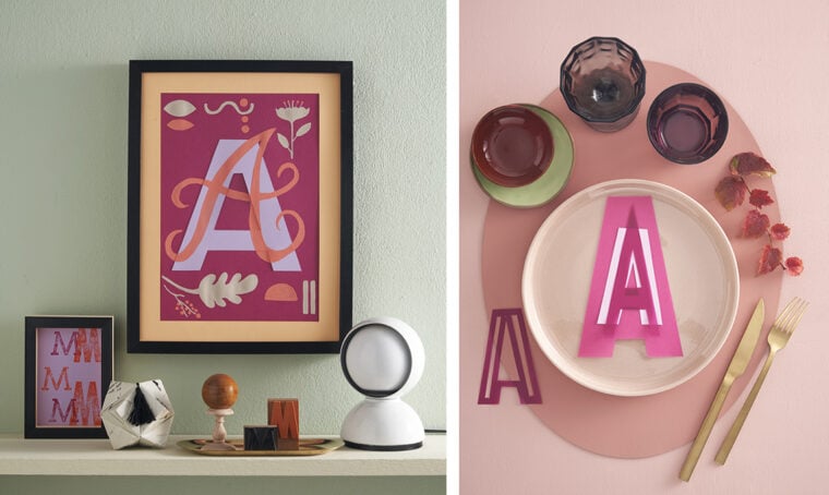 Lettering fai da te: 4 idee décor con lettere e parole per decorare la casa