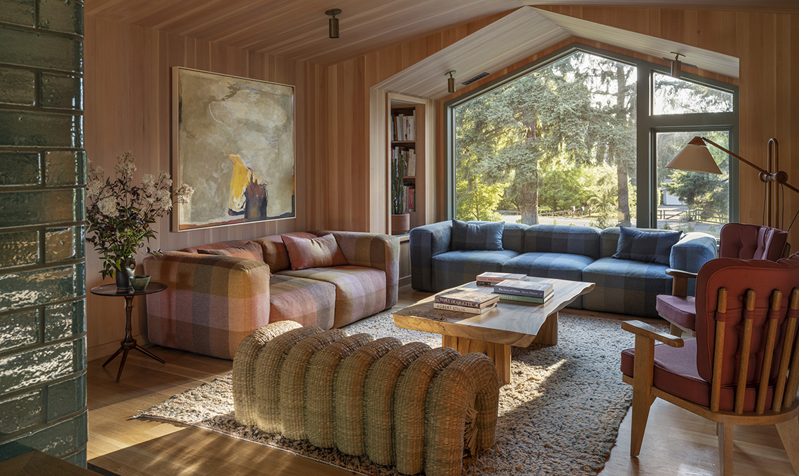 soggiorno stile Mid Century