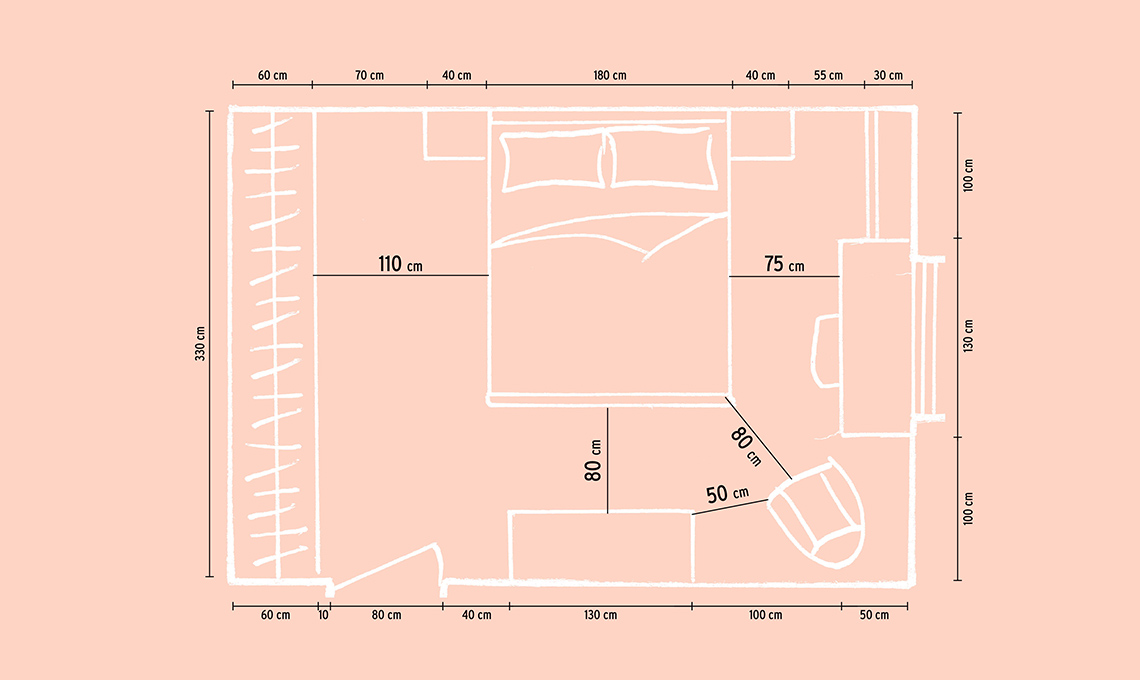 misure camera da letto