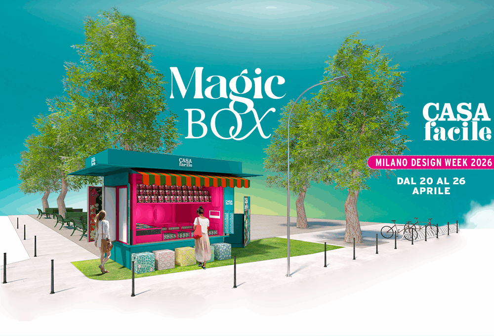Ti aspettiamo all’edicola di CasaFacile durante la Milano Design Week 2026