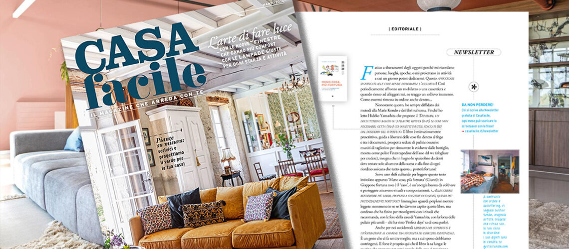 CasaFacile di Marzo 2026: l’editoriale della direttrice