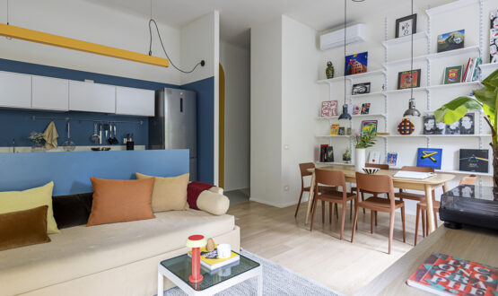 Un ex studio dentistico diventa una casa piena di colore