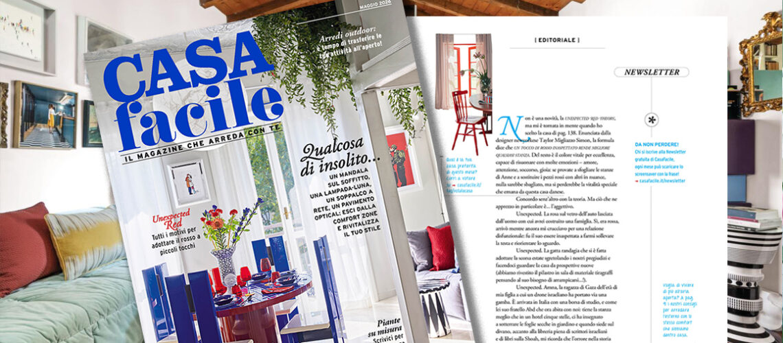 CasaFacile di Maggio 2026: l’editoriale della direttrice