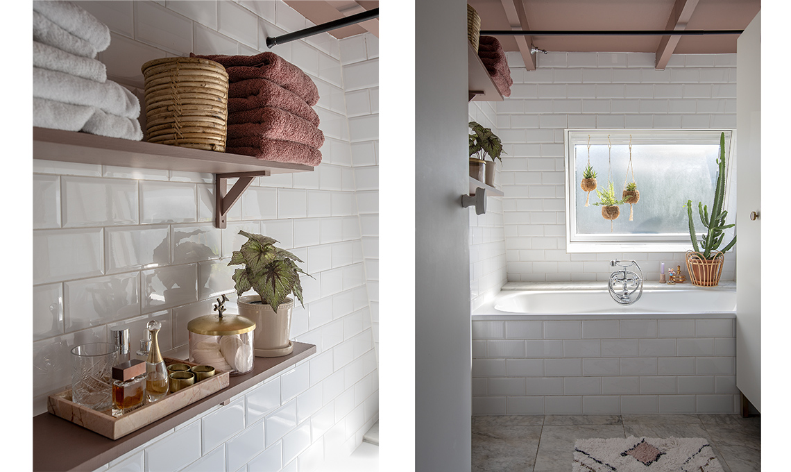 bagno piastrelle bianche