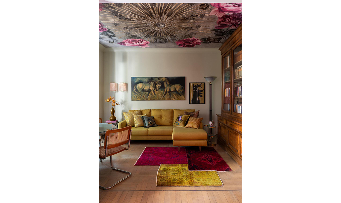 carta da parati soffitto