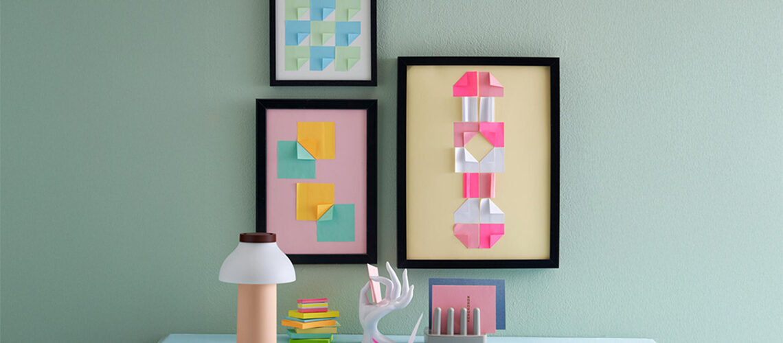 Come creare dei quadri decorativi con i Post-it®