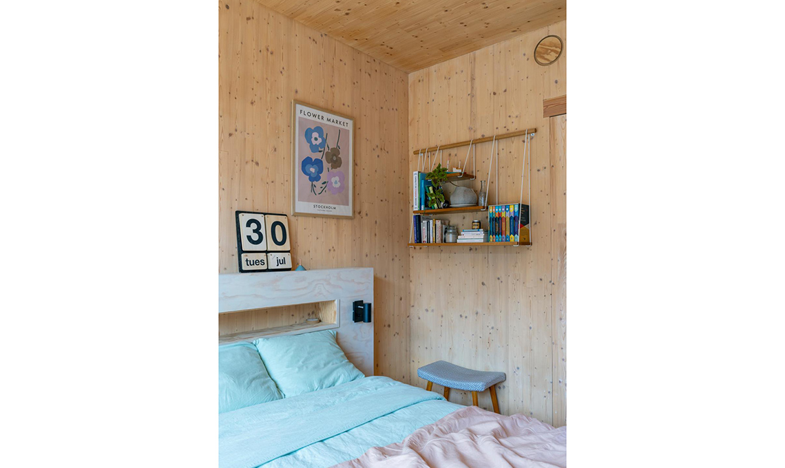 Pareti in legno naturale
