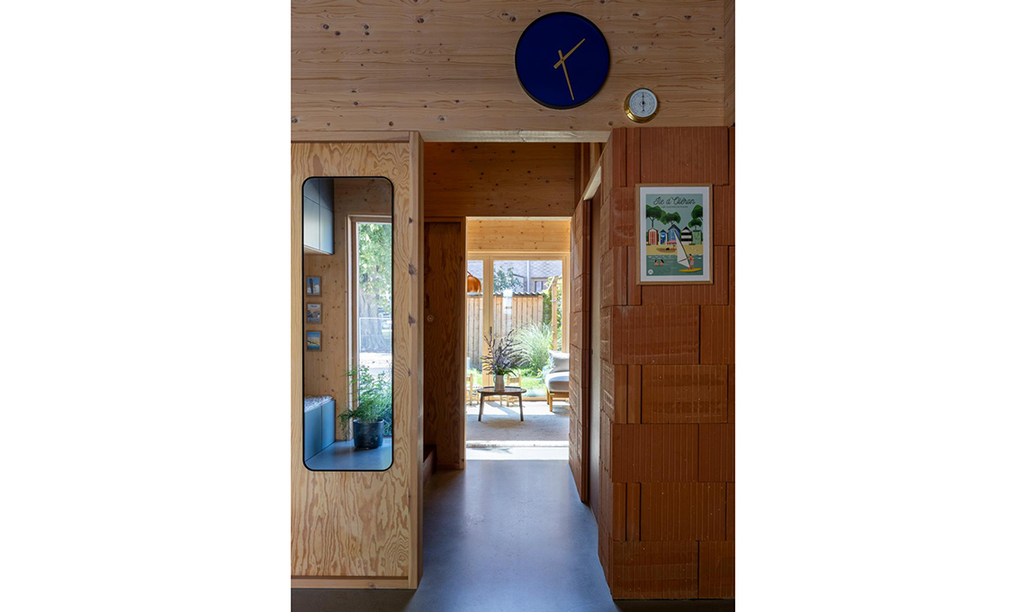 Pareti in legno naturale