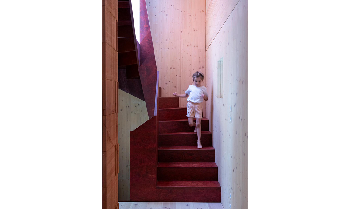 scala in legno