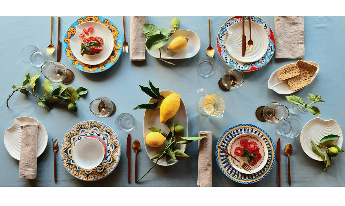 Tavola stile mediterraneo