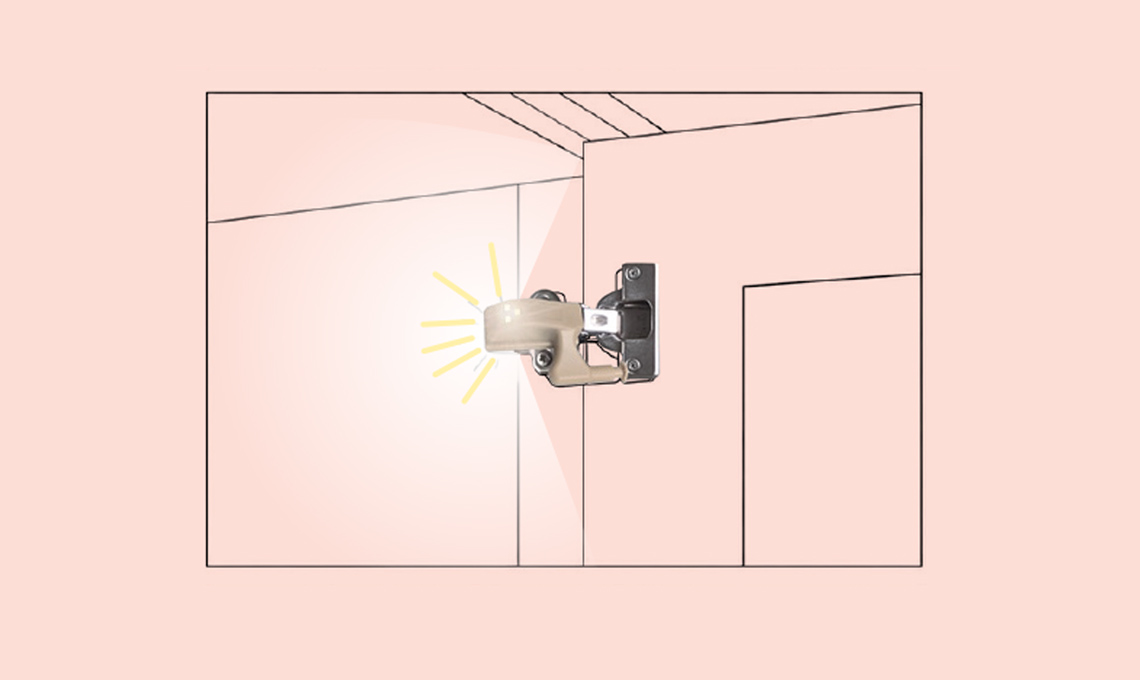 come illuminare dentro armadio